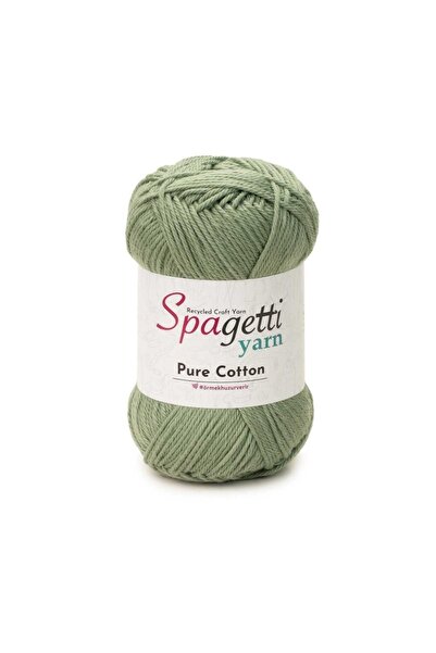 Spagettiyarn Pure Cotton Çağla Yeşil El Örgü İpliği