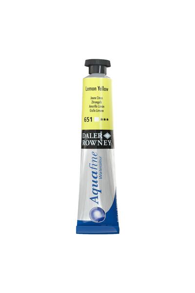 Daler Rowney Aquafine Tüp Sulu Boya 8ml - 651 Lemon Yellow