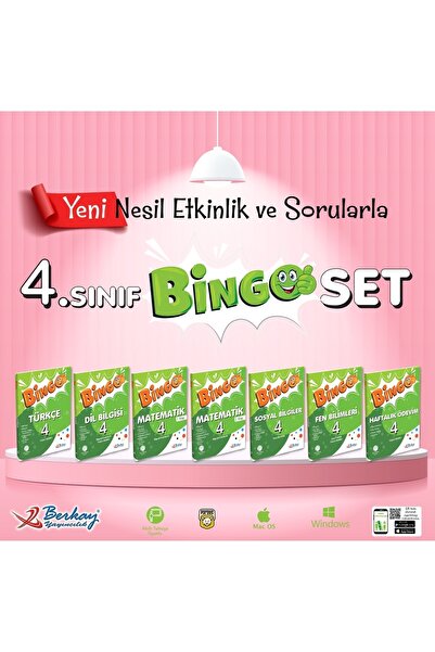 Berkay Yayıncılık 4.sınıf Bingo Set