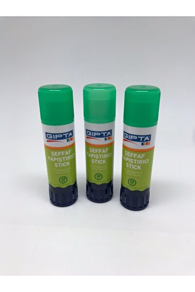 Gıpta Şeffaf Stick Yapıştırıcı 20 Gr 3'lü