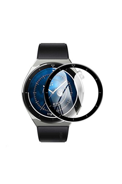 Microcase Huawei Watch Gt3 Pro 46 Mm Tam Kaplayan Kavisli Ekran Koruyucu 3d P...
