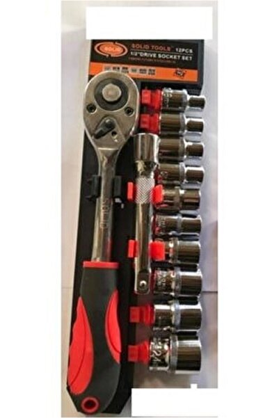 Solid Lokma Takımı 12 Parça Profesyonel 1/2