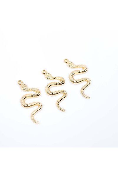 yfhobi 1 Adet - 50 Mm Yılan Takı Aparatı, Altın Kaplama Takı Aparatı, 1. Kali...