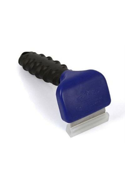 mrtbilisim 4.5 Cm Blue Cat Dog Comb Brush Hair Catching Collector Comb Brush Sturdy Brush with Metal Mouth