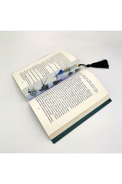 Sadrazam Βιβλιοδείκτης Istanbul Printed, Tassel Bookmark (δώρο Σελιδοδείκτης, σελιδοδείκτης-089)