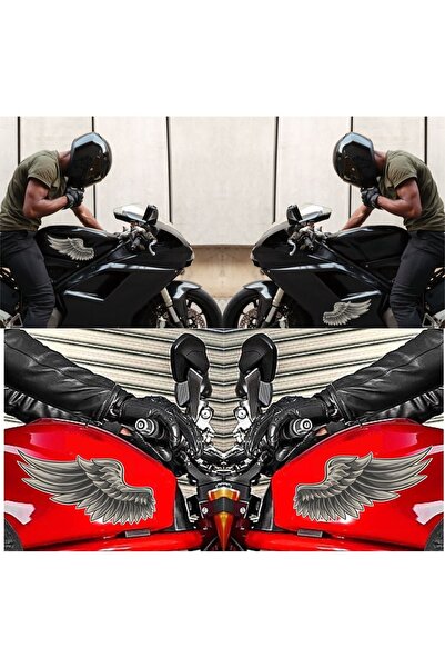 UBGA GIFT Autocolant pentru cască de motocicletă, laptop și vehicul, cu lungimea unei aripi de 80 cm, lungimea unei aripi este de 40 cm