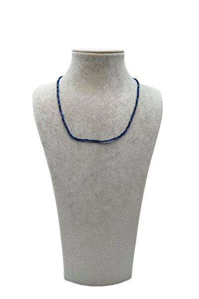 PEDRAS قلادة من حجر اللازورد الطبيعي ذات الجودة الممتازة