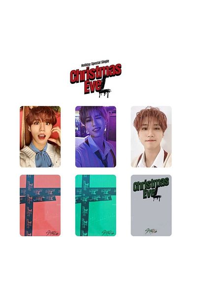 Kpop Dünyasi مجموعة بطاقات ألبوم Stray Kids Han ''Christmas Eve''