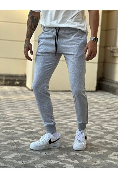 Genel Markalar Unisex Spor Eşofman Altı Gri Renk