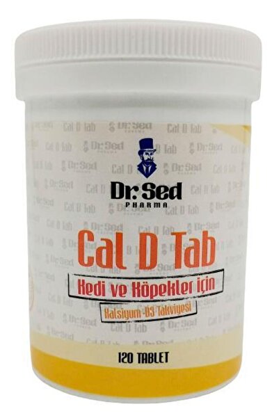 Dr.Sed Kedi Ve Köpekler Için Kalsiyum - D3 Takviyesi 120 Tablet