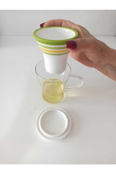 Universal Mug Cup Herbal Tea Self-Straining Thermal Cup 3 Pieces with Lid