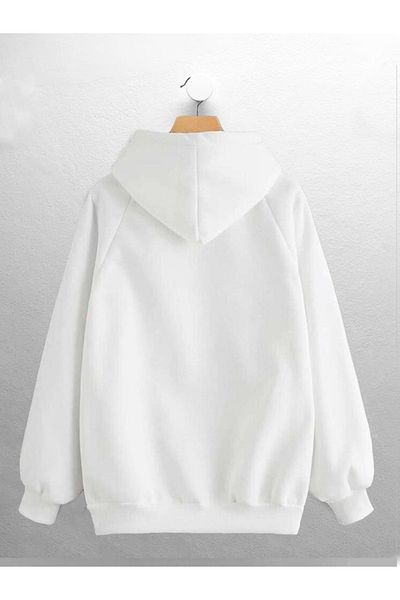 Joza Outdoors Unisex Women Men Lakers Basket Printed Design White Oversize Sweatshirt
