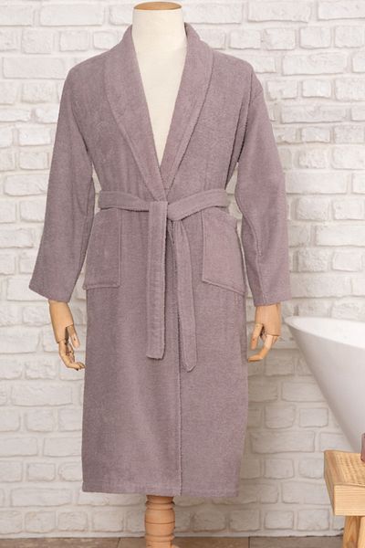 Karaca Home Halat de baie pentru bărbați Daily Soft Gri 100% bumbac L/xl