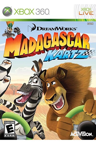 cesmetek Madagascar Kart Xbox 360 Oyun