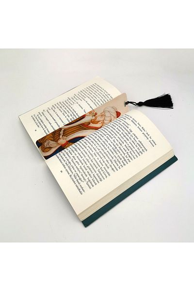 BAKSEPETE Fatih Sultan Mehmet Printed, Tasseled Bookmark (gift Bookmark, bookmark-098)