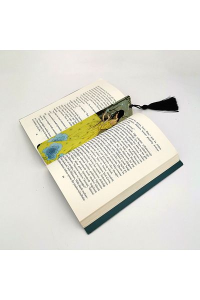 BAKSEPETE The Promise of Spring (majorie Miller) Printed, Tasseled Bookmark (gift Bookmark, bookmark-108)