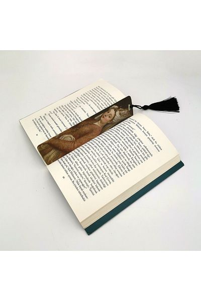 BAKSEPETE Hürrem Sultan Printed, Tasseled Bookmark