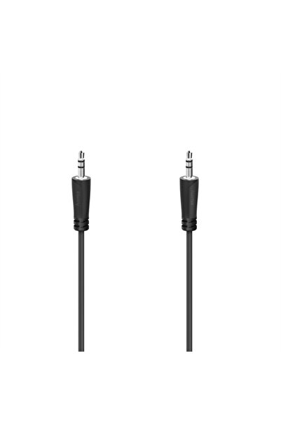 Hama 3,5 mm - 3,5 mm, Stereo Siyah 1s 5m