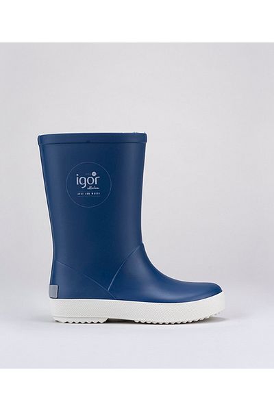 IGOR W10107-ıgr007 Splash Nautico - Μπλε τζιν μπότες για αγόρι