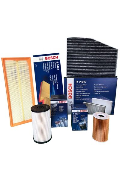 Bosch Volkswagen Jetta 1.6 Tdı Uyumlu  Filtre Bakım Seti (2011-2015) Cay Motor