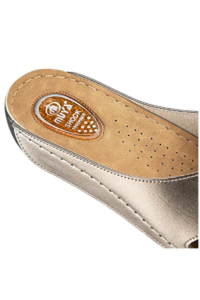 Muya Orthopedix Wound Anatomical Heel Spur Gel Supported Velcro Women's Slippers 32251