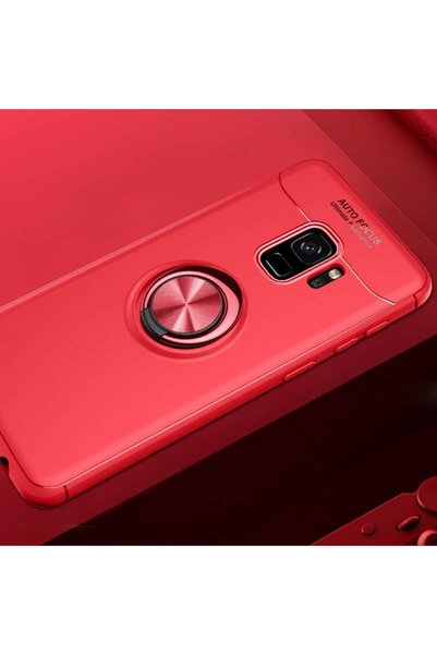 kılıffuarı جراب سامسونج جالاكسي S9 غطاء حماية كامل من السيليكون مع حلقة