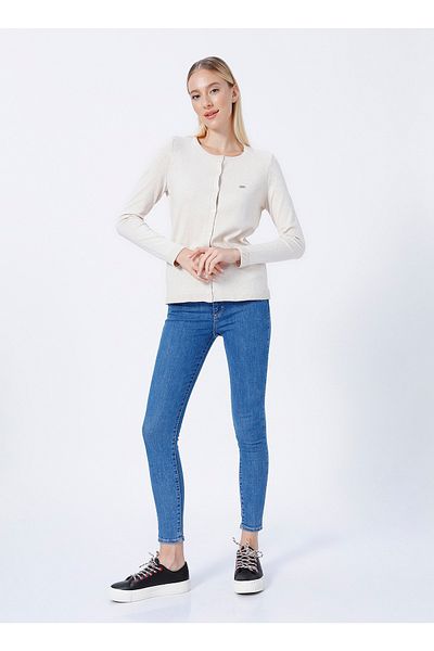 U.S. Polo Assn. Ecru Γυναικεία Ζακέτα Glt01-sk22