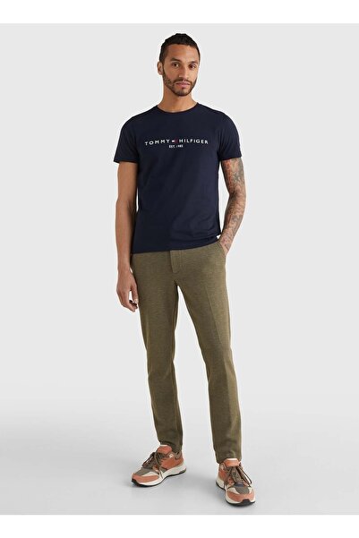 Tommy Hilfiger Crew Neck Blue Men's T-shirt Mw0mw11465403