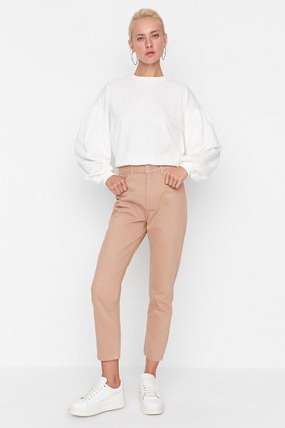 Trendyol Collection Μινκ Ψηλόμεσο Mom Jeans TWOSS20JE0200