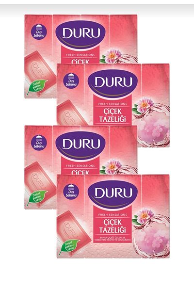 Duru Fresh Sensations Flower Freshness 16 Pieces Shower Soap 4×600 Gr