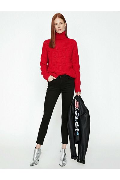 Trn JNS Pantaloni de blugi super skinny Blugi negri fără decolorare (gatherer)