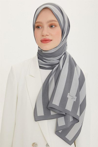 Armine Gray Modal Sport Shawl - 4B-25