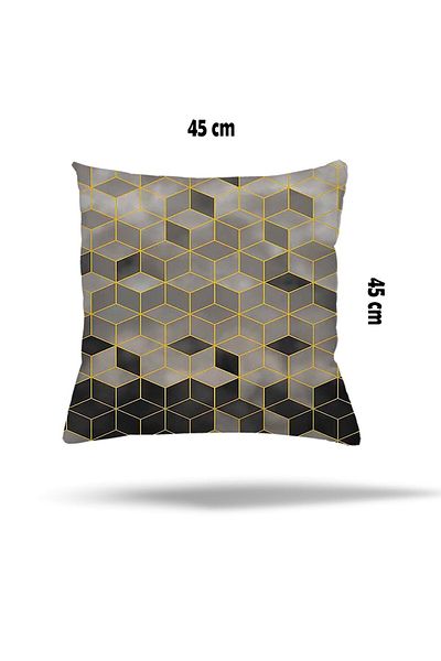 on the clouds Marble Geometric Leaf Pattern Concealed Zippered Pillow Case Throw Pillow Cover Seat Pillow Case