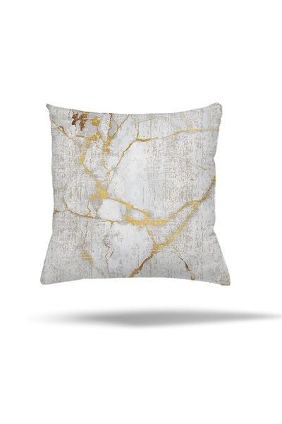 on the clouds Африканська подушка з геометричним мармуровим візерунком і прих...