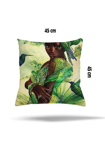 on the clouds Față de pernă africană cu fermoar ascuns cu model geometric de marmură