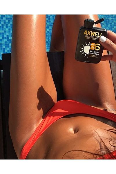AXWELL Cacao Tinted Bronzing Sun Oil - SPF 6-100ml