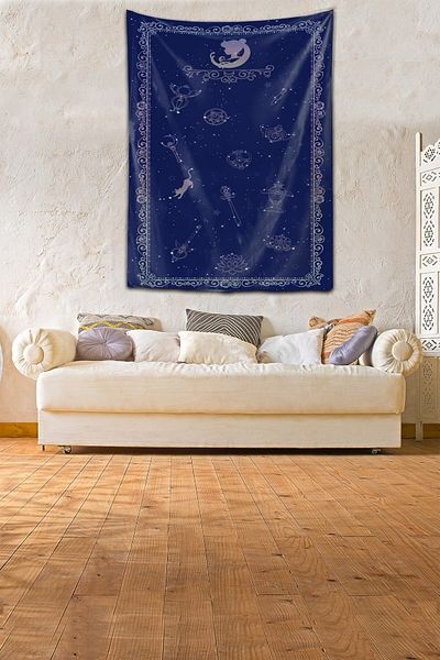 on the clouds Tapiserie din fagure lavabilă, rezistentă la pete, cu model de semne zodiacale astrologie