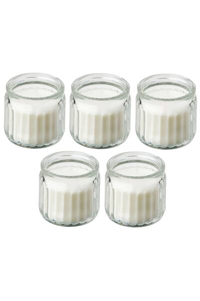 IKEA Adlad Cam Kapta Kokulu Mum -