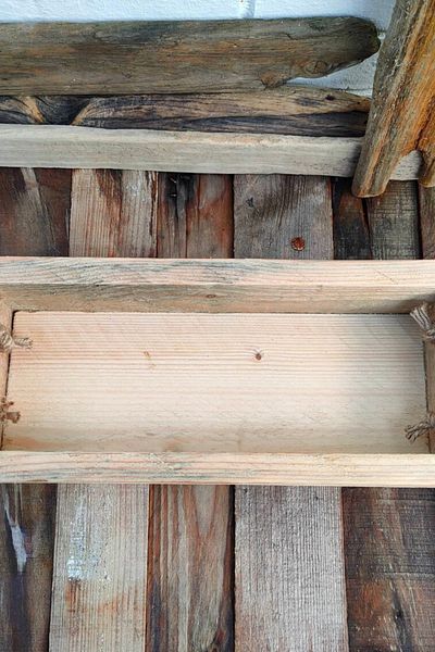 Alyones Copy - Rustic Wooden Rope Handle Storage Box