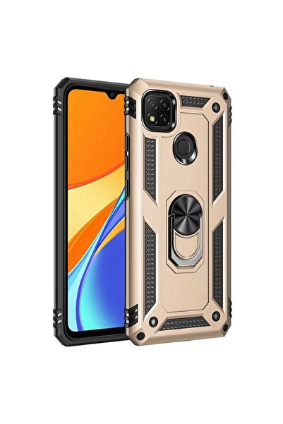 kılıffuarı Xiaomi Redmi 9c Uyumlu Kılıf Zırhlı Mıknatıslı Standlı Tank Kapak ...