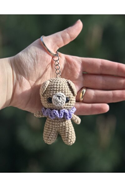 Zey's Amigurumi Amigurumi Hediyeik Ayı Anahtarlık