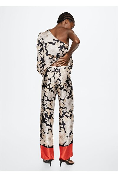 MANGO Woman Çiçek Desenli Pantolon