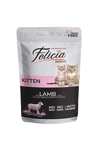 Felicia Kuzu Etli Yavru Kedi Pouch Mama 85 Gr X 12
