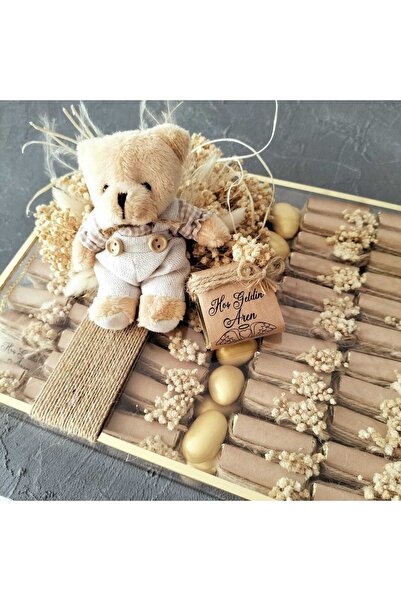 miradizayn Bebek Çikolatası,cam Kutulu Ayıcıklı, Ayıcıklı Bebek Çikolatası, B...