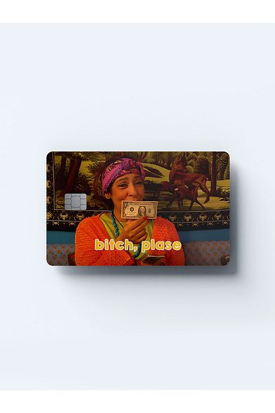 Planet Butik Paradise Quarter Pink Card Covering Sticker