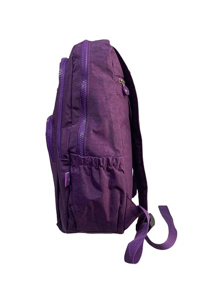 MASTER PACK Unisex Crinkle Αδιάβροχο Μωβ σακίδιο πλάτης με θήκη για φορητό υπολογιστή
