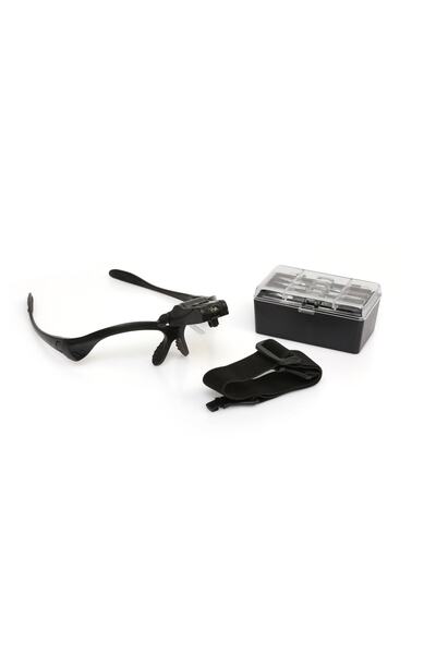 NORINCO -5 Lens 1.0x-3.5x, 2led Işıklı Ile Ayarlanabilir Gözlük Büyüteç