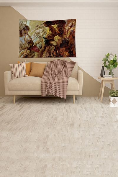 on the clouds Multi-Colored Load-Bearing Man Patterned Stain-Proof Velvet Fabric Wall Cloth Wall Carpet Tapestry