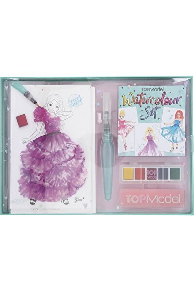 Top Model Suluboya Seti Junior 19,8 X 27,2 Cm 5 Renk 24 Adet
