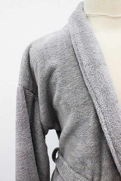 DURNES Gala Series Gentle Bathrobe Gray (100% Cotton)